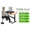 Uncaged Ergonomics WobbleStoolStandingDeskStoolTallAdjustableHeightBalanceStool, WSF-b WSF-B - alternate 4